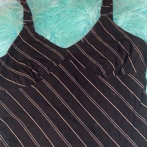 One W. V-neck crop tank